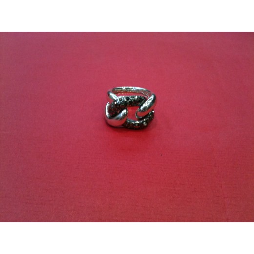 Bague Pomellato 67 en argent et marcassites