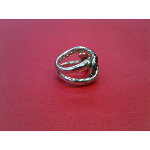 Bague Pomellato 67 en argent et marcassites