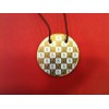 Pendentif Bernardaud Gong en porcelaine