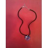 Pendentif Baccarat Coeur en cristal bleu