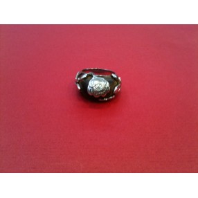 Bague Kenzo Rosewood en argent et bois