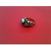 Bague Kenzo Rosewood en argent et bois