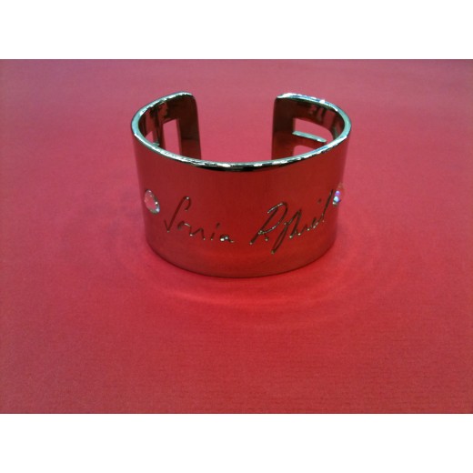 Bracelet Sonia Rykiel en métal argenté