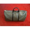 Sac de voyage Louis Vuitton Keepall 50 en toile damier