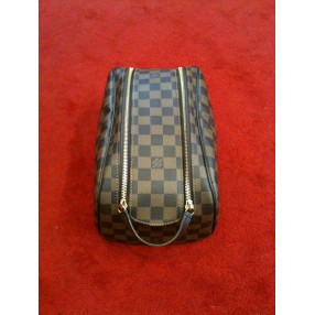 Trousse de toilette Louis Vuitton King Size en toile damier ébène