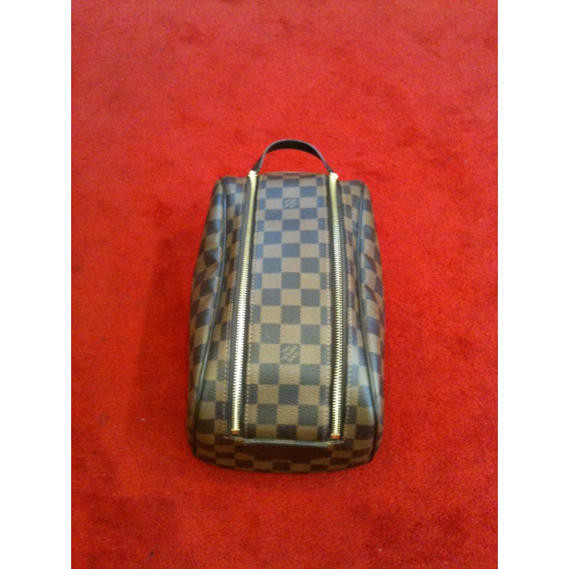 Trousse de toilette Louis Vuitton King Size en toile damier ébène