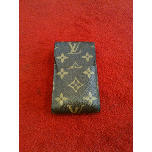 Etui à cigarettes Louis Vuitton en toile monogram