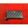 Portefeuille Chanel Gusset zip wallet noir