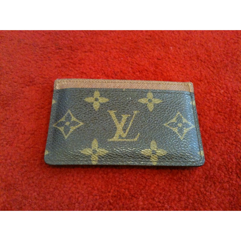 porte cartes louis vuitton en toile monogram