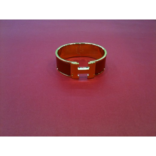 Bracelet Hermès Clic-Clac  H rouge