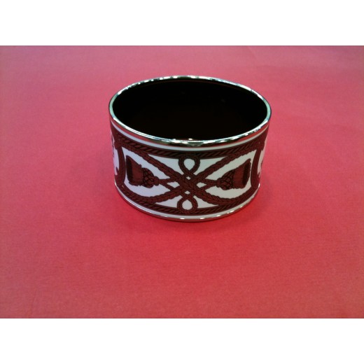 Bracelet Hermès Grand Apparat extra large  en émail