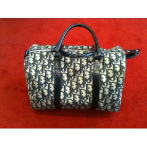 Sac Christian Dior Logo PM  bleu