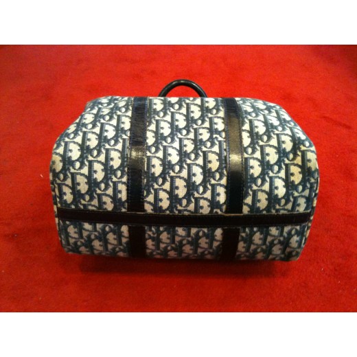 Sac Christian Dior Logo PM  bleu