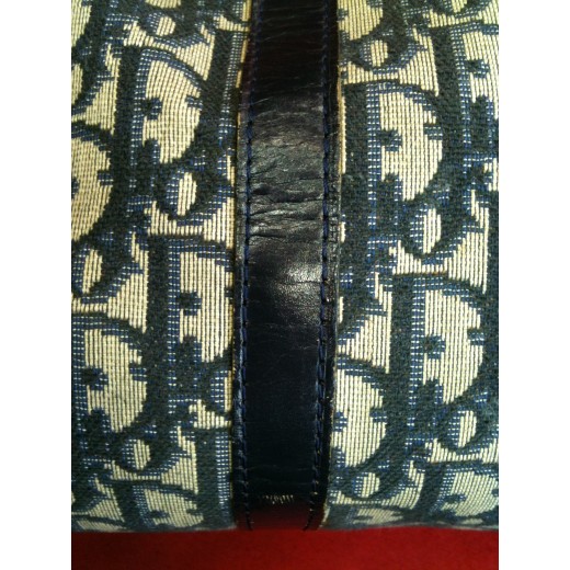 Sac Christian Dior Logo PM  bleu
