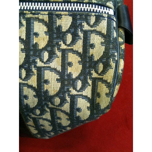 Sac Christian Dior Logo PM  bleu