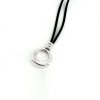 collier Chaumet sur cordon noir