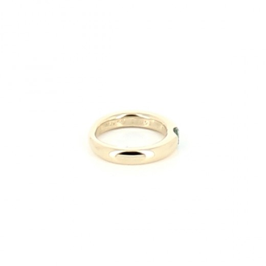 bague or et emeraude