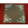 Carré Louis Vuitton Monogram Trunks en twill de soie.