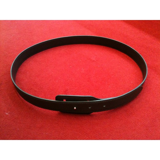 Ceinture Hermès en cuir chocolat