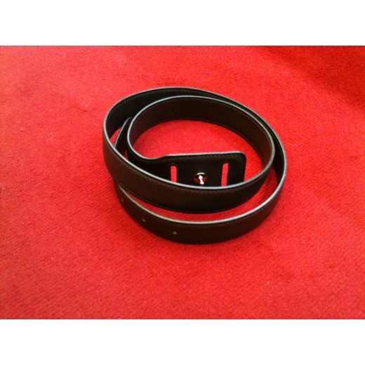 Ceinture Hermès en cuir chocolat