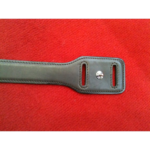 Ceinture Hermès en cuir chocolat