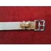 Ceinture Hermès Etrivière en cuir gold