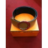 Ceinture Hermès large en cuir camel 