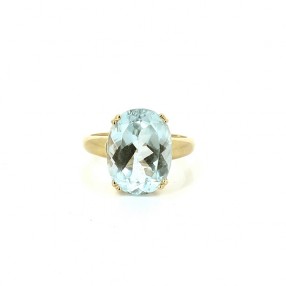 bague pierre bleue