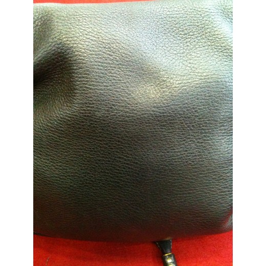 Sac Chloé Marcie Signature en cuir noir