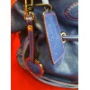 Sac Lancel Premier Flirt en cuir bleu