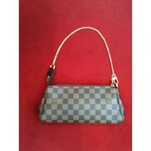 Pochette Louis Vuitton Eva en toile damier