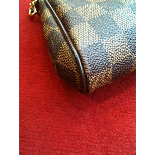 Pochette Louis Vuitton Eva en toile damier