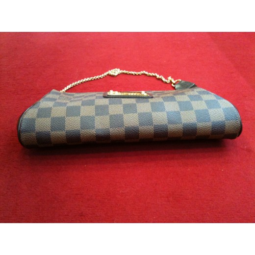 Pochette Louis Vuitton Eva en toile damier