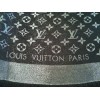 Châle Louis Vuitton Monogram Shine noir