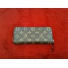 Portefeuille Louis Vuitton Clémence en toile monogram