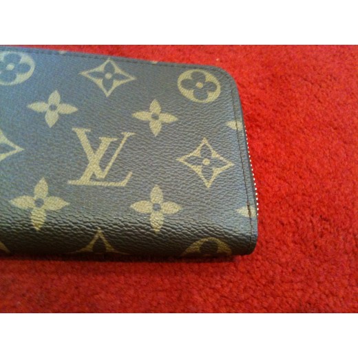 Portefeuille Louis Vuitton Clémence en toile monogram
