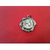 Pendentif miroir ancien en métal
