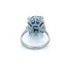 Bague Emeraude et Diamants en or blanc 18 k