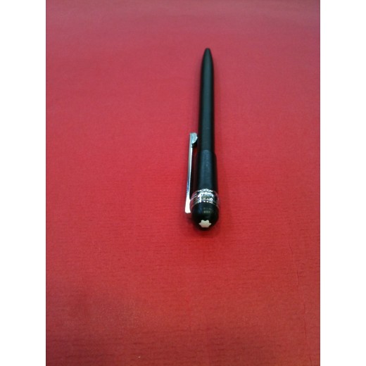 Stylo bille Montblanc Scénium en métal laqué noir mat