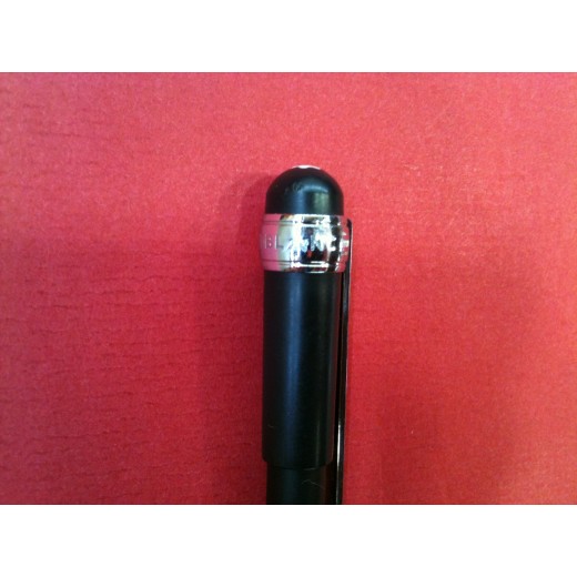 Stylo bille Montblanc Scénium en métal laqué noir mat