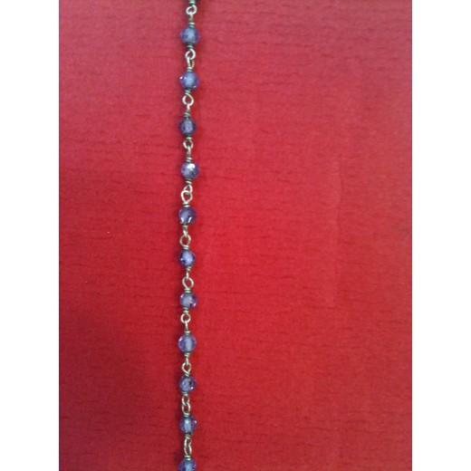 Collier en argent et améthystes