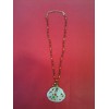 Collier ancien en jade et corail