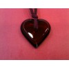 Pendentif Baccarat Coeur en cristal rouge