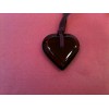 Pendentif Baccarat Coeur en cristal rouge