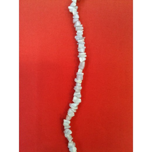 Collier en calcédoine