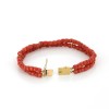 Bracelet ancien en corail et or 18 k