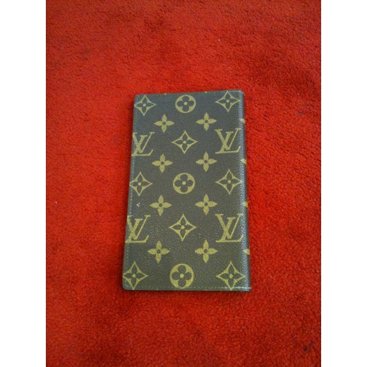 Porte-chéquier Louis Vuitton en toile monogram