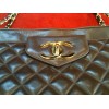 Sac Chanel en cuir matelassé chocolat