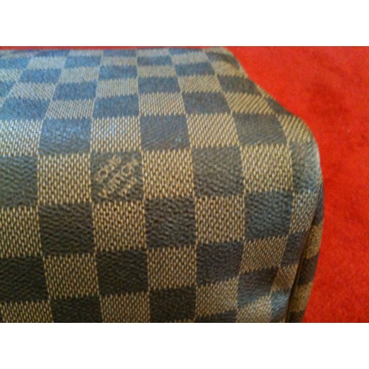 Sac Louis Vuitton Speedy 30 en toile damier ébène