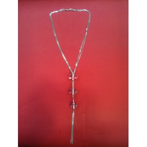 Collier Baccarat Shérazade en argent et cristal 